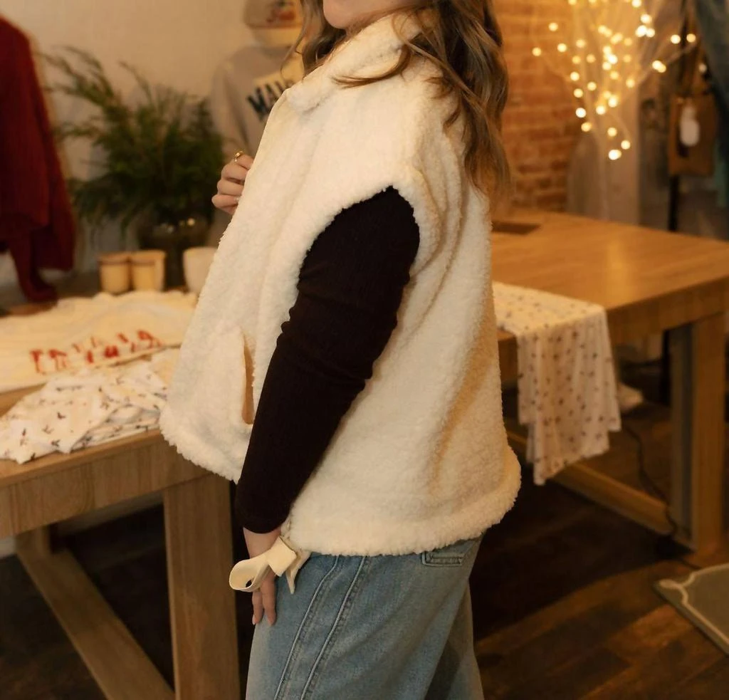 MIOU MUSE Miou Muse - Bria Sherpa Vest 3