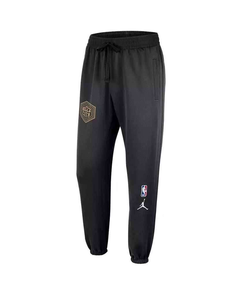 Jordan Men's Black Charlotte Hornets 2022/23 City Edition Showtime ThermaFlex Sweatpants 3