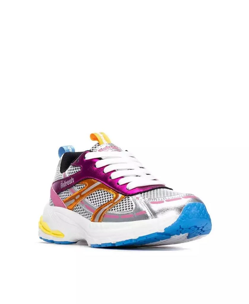 XTI Women
s Refresh Collection Casual Lace-Up Sneakers