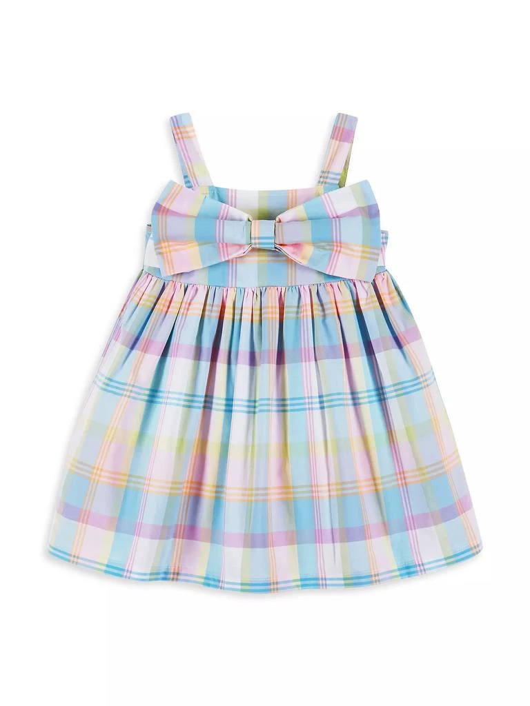 Andy & Evan Baby Girl's 3-Piece Plaid Headband, Dress &amp; Bloomers Set 3