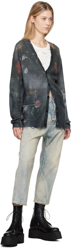 R13 Blue Tailored Drop Jeans 4