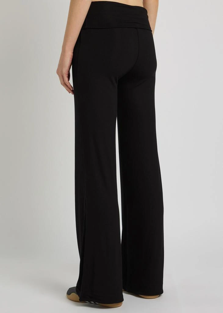 TALA Fold over flared-leg stretch-modal trousers 3