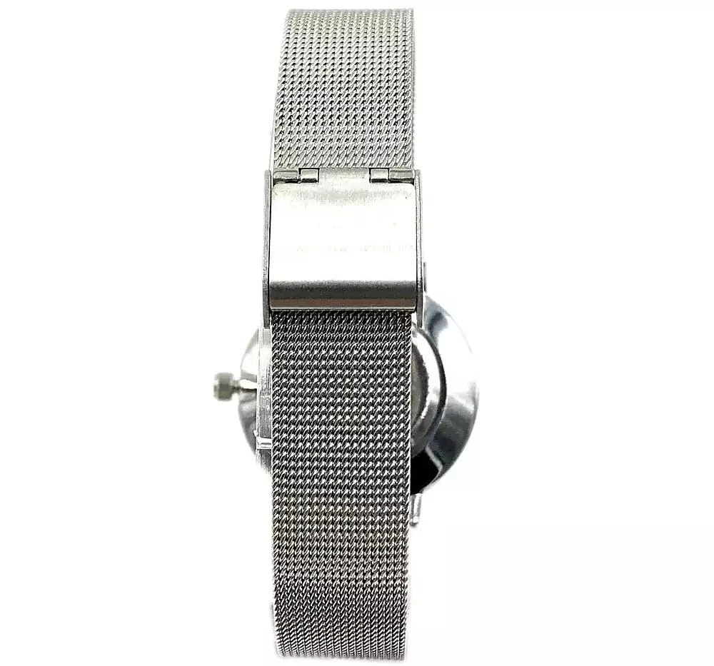 Peugeot Women's 30mm Blue Sleek Stainless Steel Mesh Band Watch 2