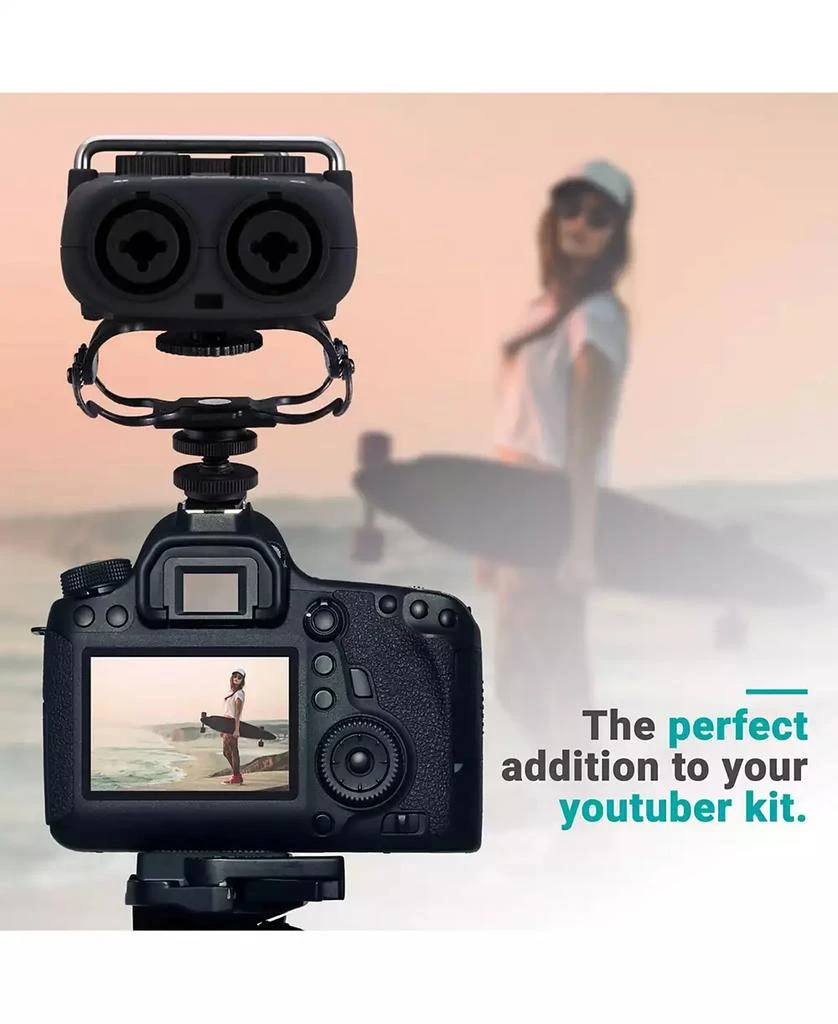 Movo SMM5-B Universal Microphone and Portable Recorder Shock Mount 5