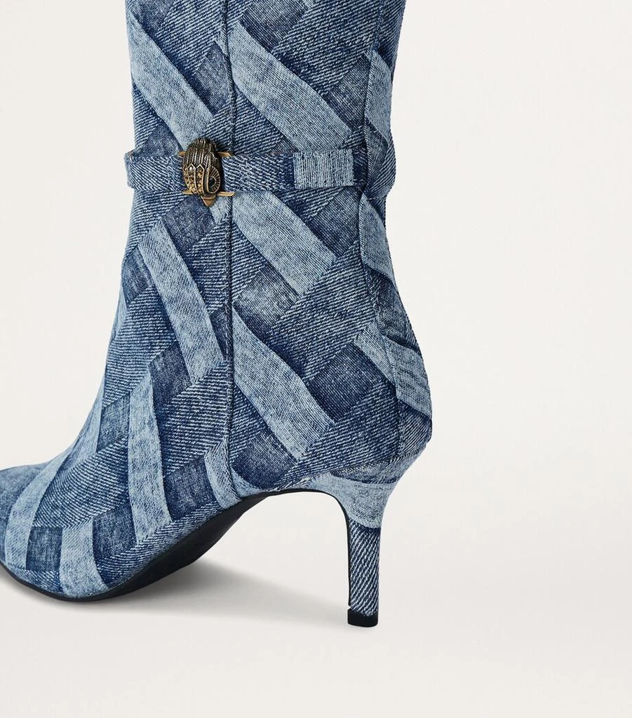 Kurt Geiger Denim Kensington Flexi Knee-High Boots 3