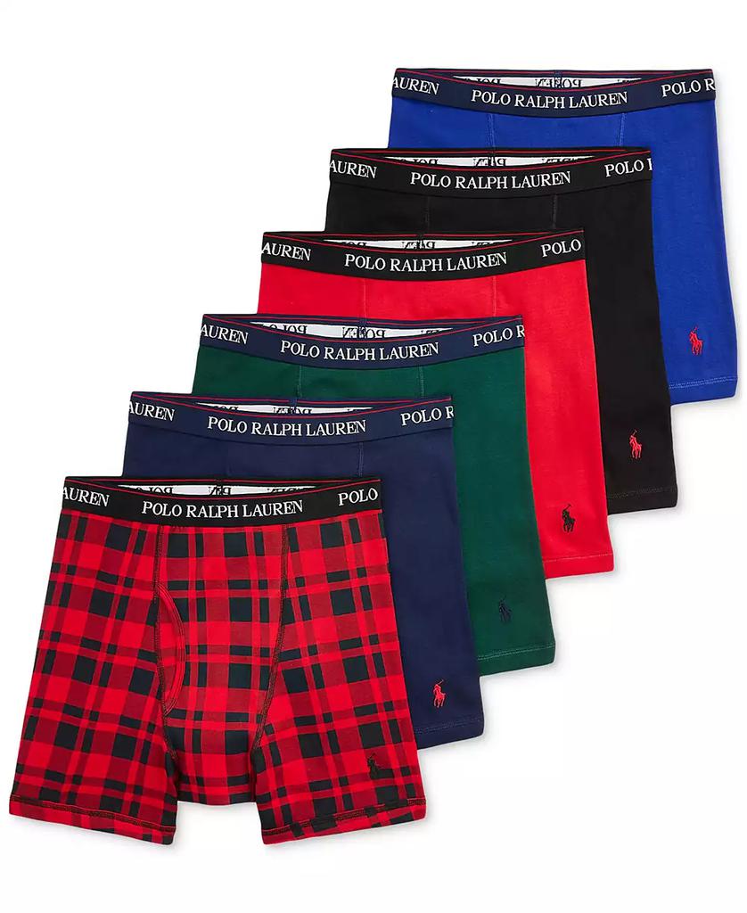 Ralph Lauren Men's 5+1 Free Bonus Classic Fit Cotton Boxer Briefs