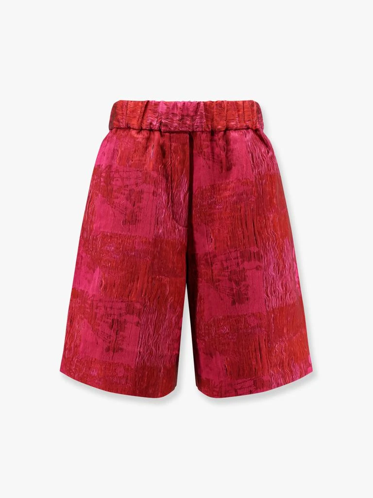 Dries Van Noten Pomy multicolor fabric shorts 1