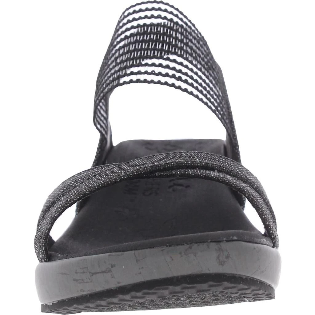 Skechers Beverlee High Tea Womens Mesh Slingback Wedge Sandals 3