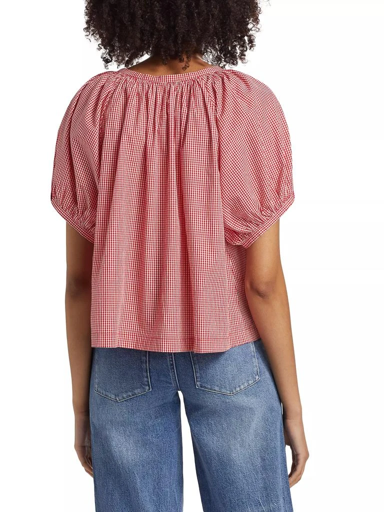 DÔEN June Gingham Cotton Top 5