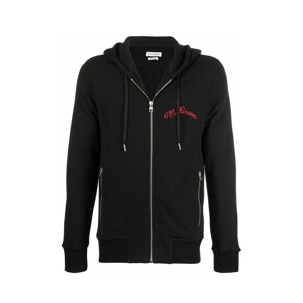 ALEXANDER MCQUEEN Alexander Mcqueen Hooded Zipped Sweatshirt 1