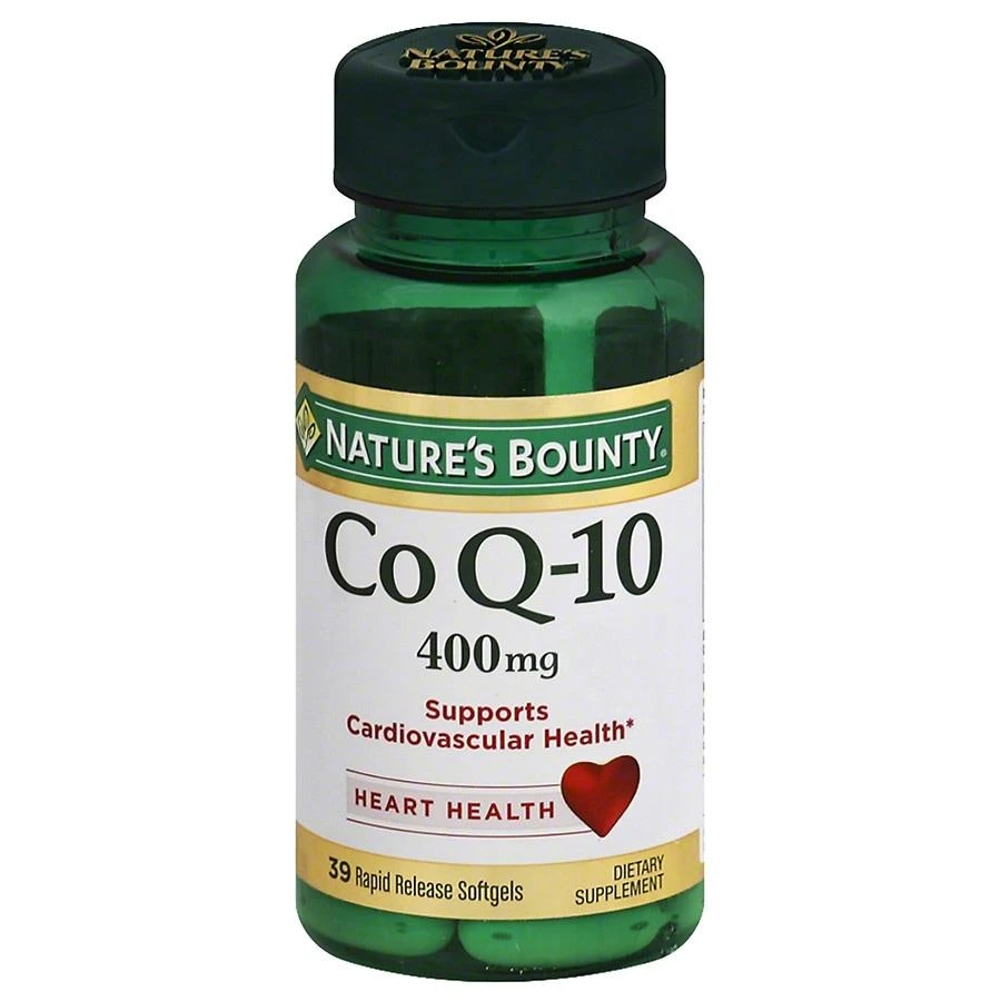 Nature's Bounty Co Q-10 400 mg Rapid Release Dietary Supplement Liquid Softgels 1