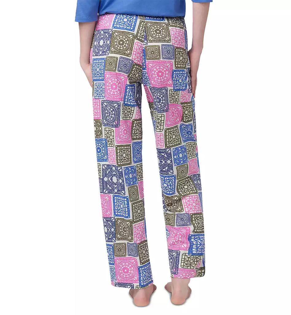 Hue Women's Crochet All Day Printed Pajama Pants