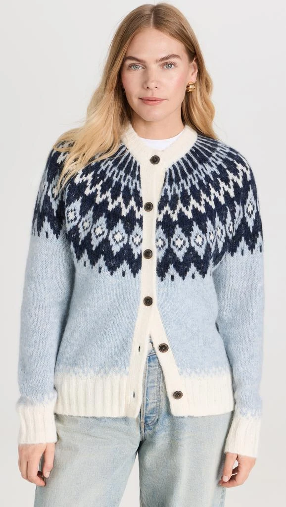Alex Mill Ashwood Fair Isle Cardigan 6