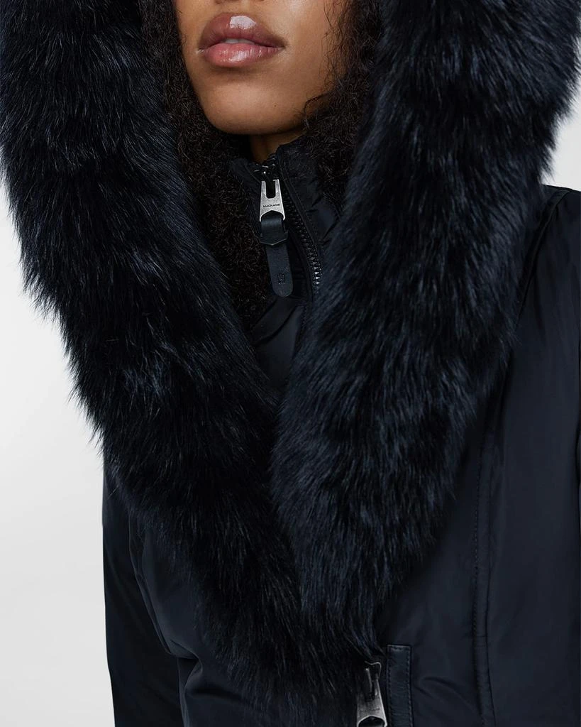 Mackage Kay Layered Parka Coat w/ Shearling Trim 3