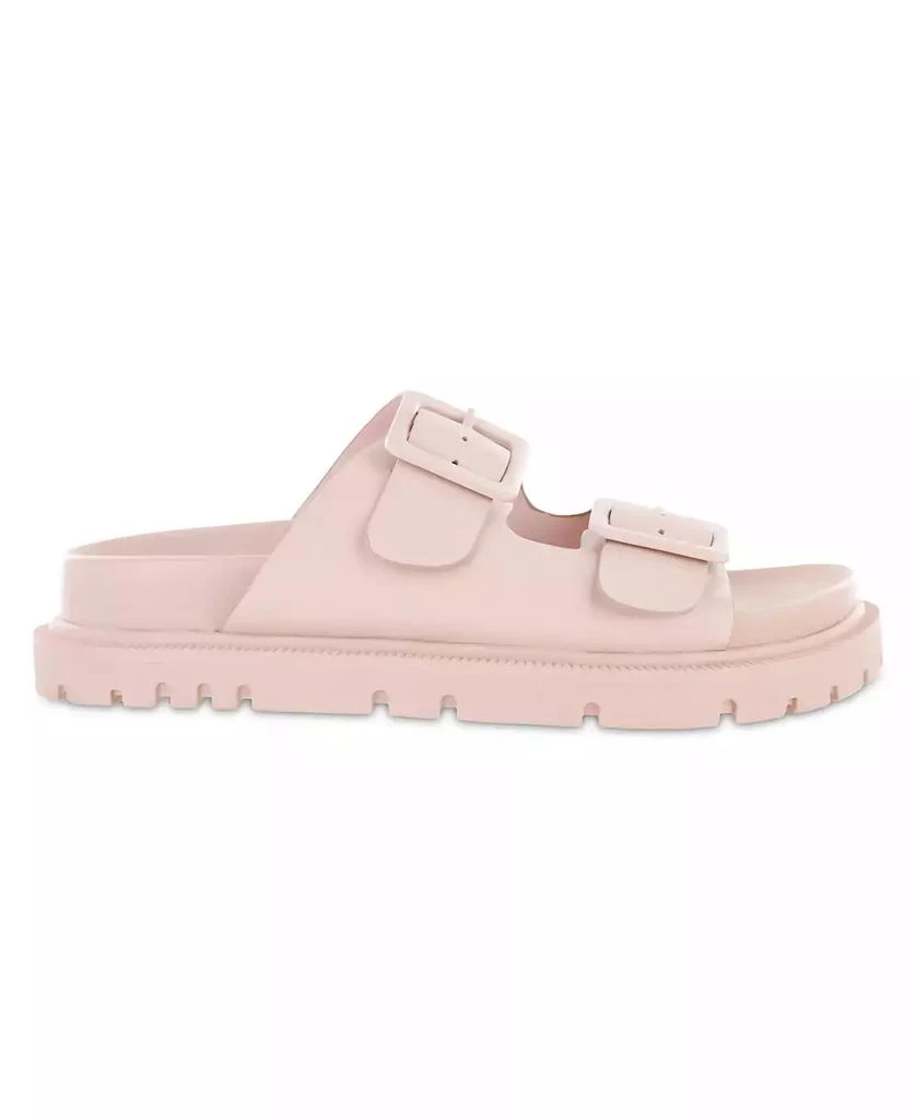 MIA Women's Gen Double Buckle Flat Slide Sandals 2