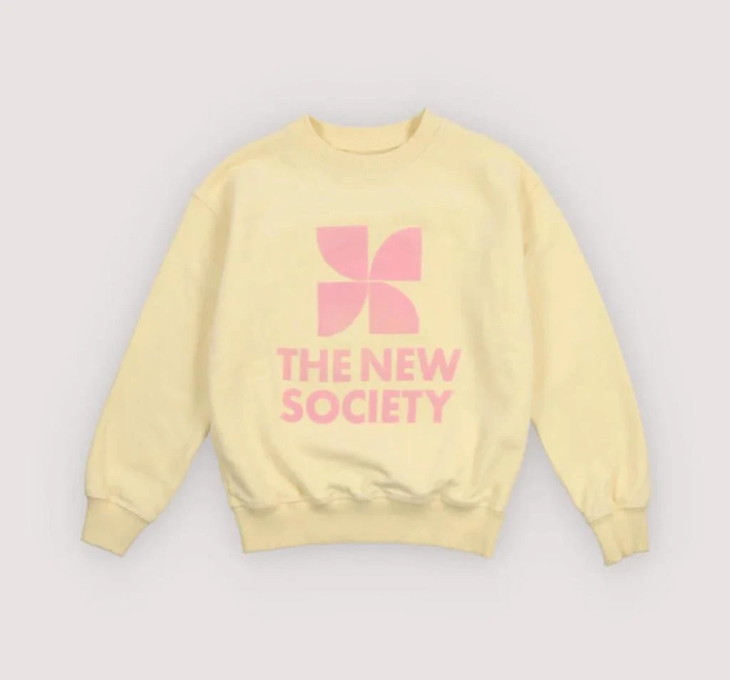The New Society The New Society - Girl's Logo Crew Sweatshirt