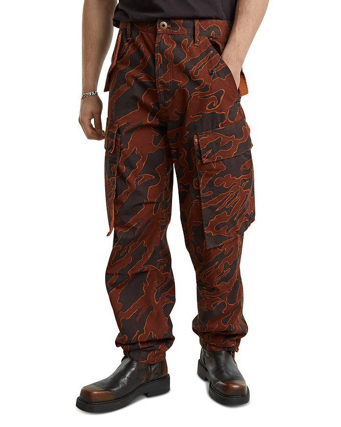G-Star R-3N Cotton Camouflage Regular Straight Fit Cargo Pants 1