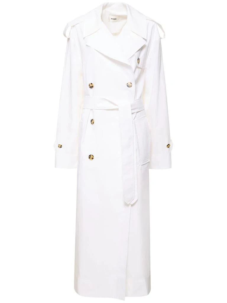 INTERIOR The Percy Cotton Poplin Trench Coat 1