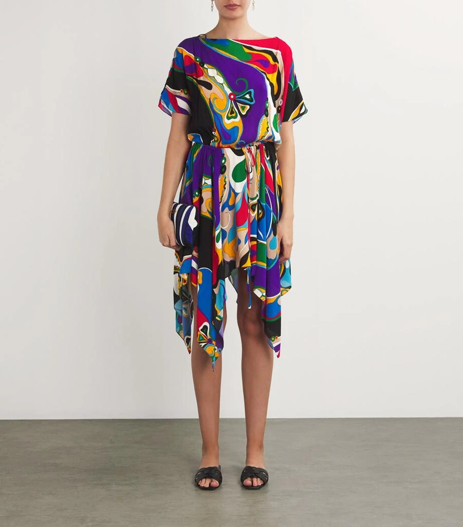 PUCCI Orchidee Print Mini Dress 2