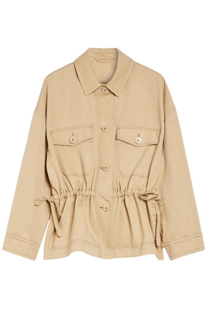 Weekend Max Mara Cotton and linen jacket with drawstring