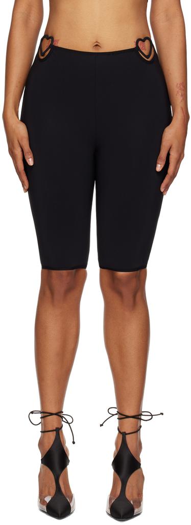 Nensi Dojaka Black Biker Shorts