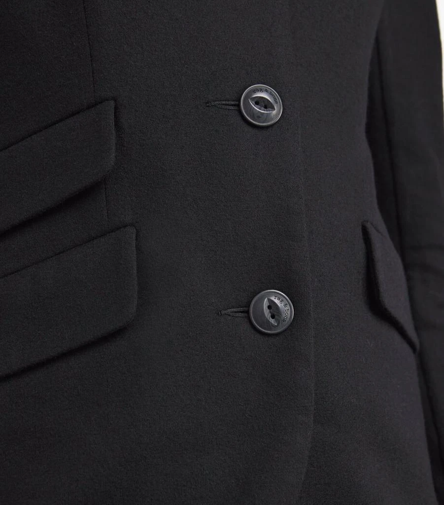 Rag & Bone Wool Stand-Collar Slade Blazer 6