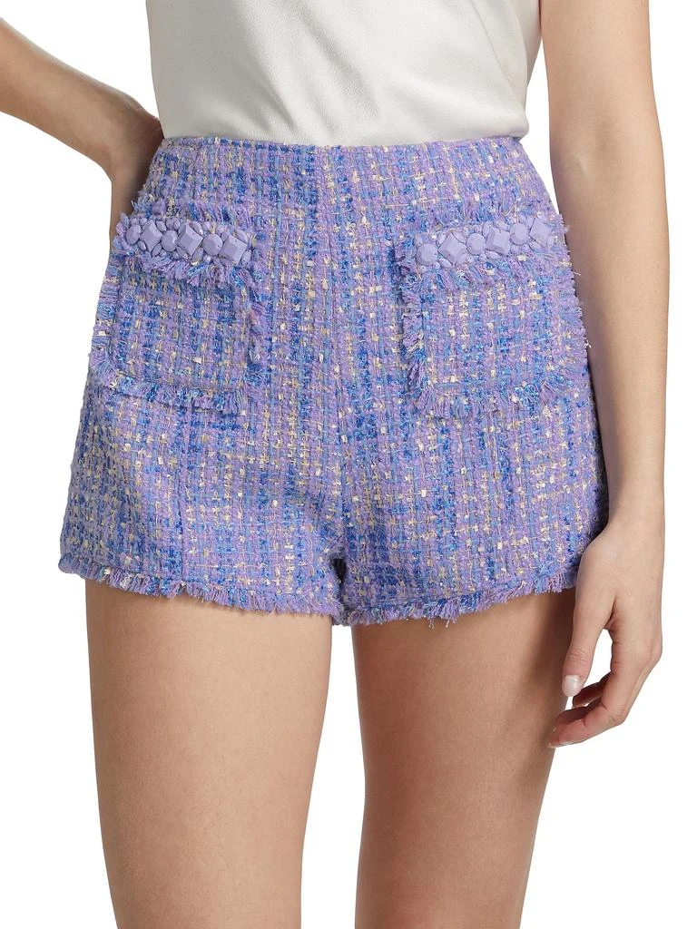 Cinq à Sept Lucie Boucle Racquel Embellished Shorts