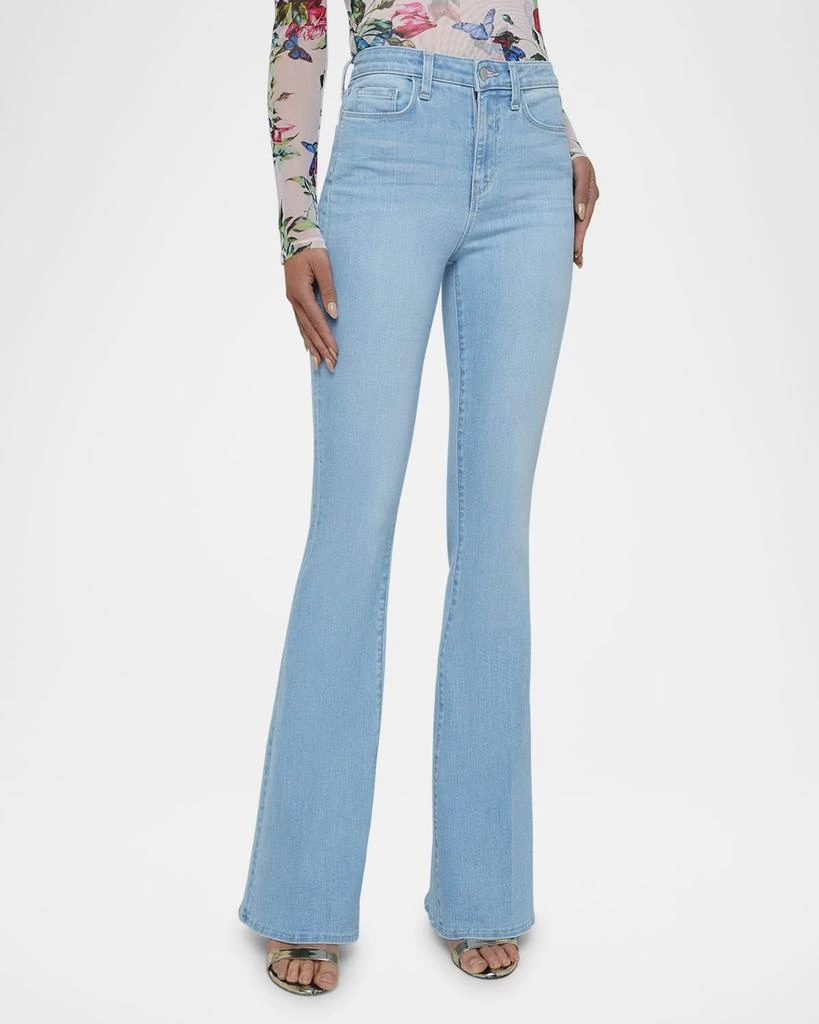 L'Agence Marty High-Rise Flare Jeans 4