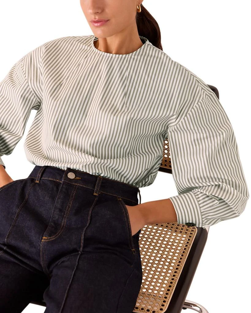 Whistles Kirstie Striped Blouse 5