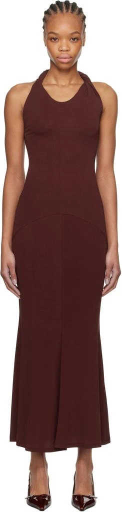 TOVE Burgundy Eleanor Maxi Dress 1