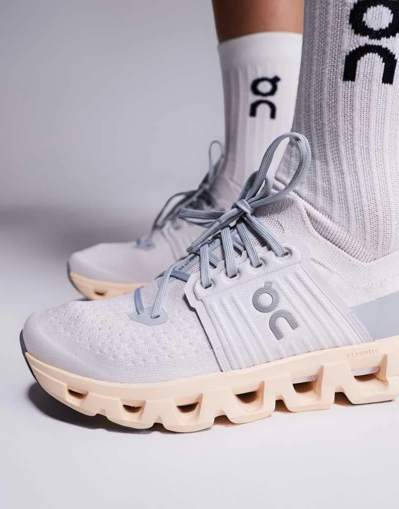 ON RUNNING ON Cloudswift 4 running trainers in frost and blonde 5