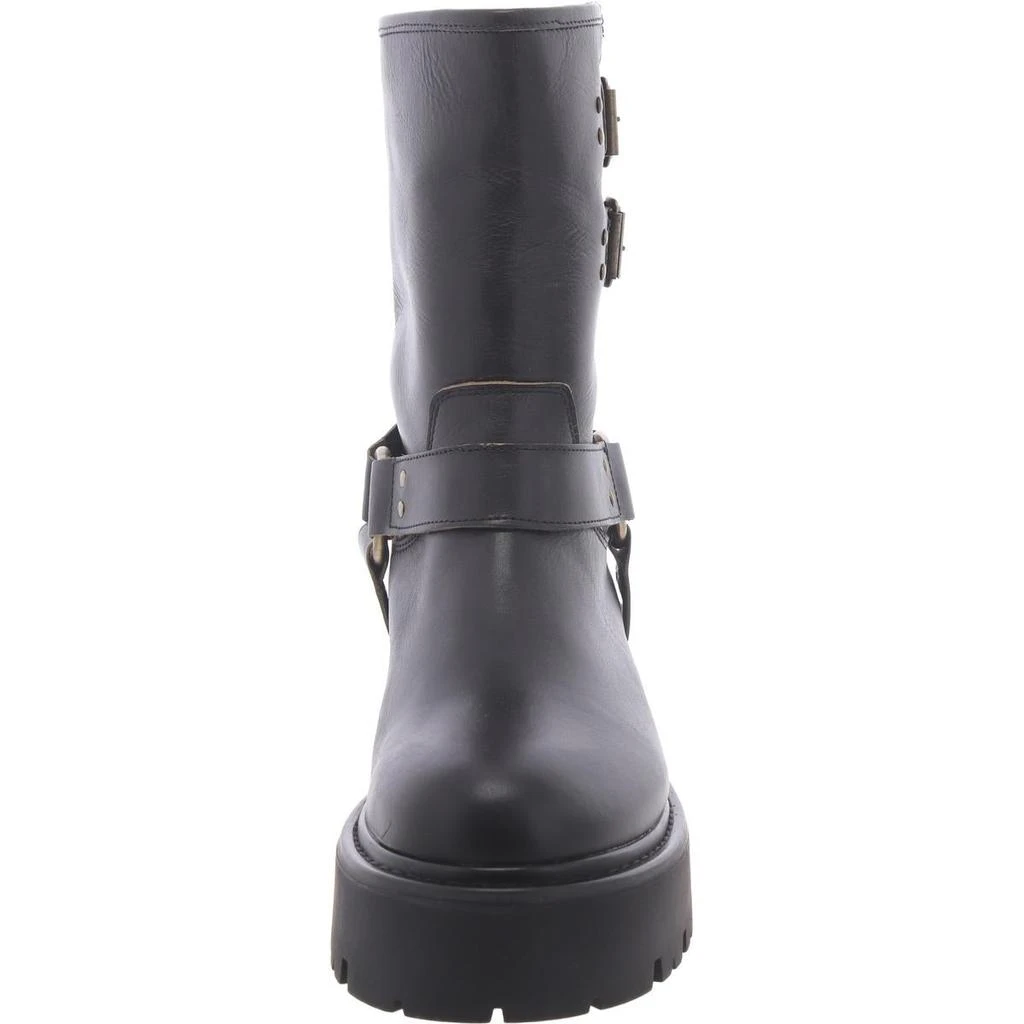 Steve Madden Reika Womens Leather Lugged Sole Mid-Calf Boots 3
