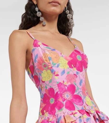 LOVESHACKFANCY Fabienne ruffled minidress 4