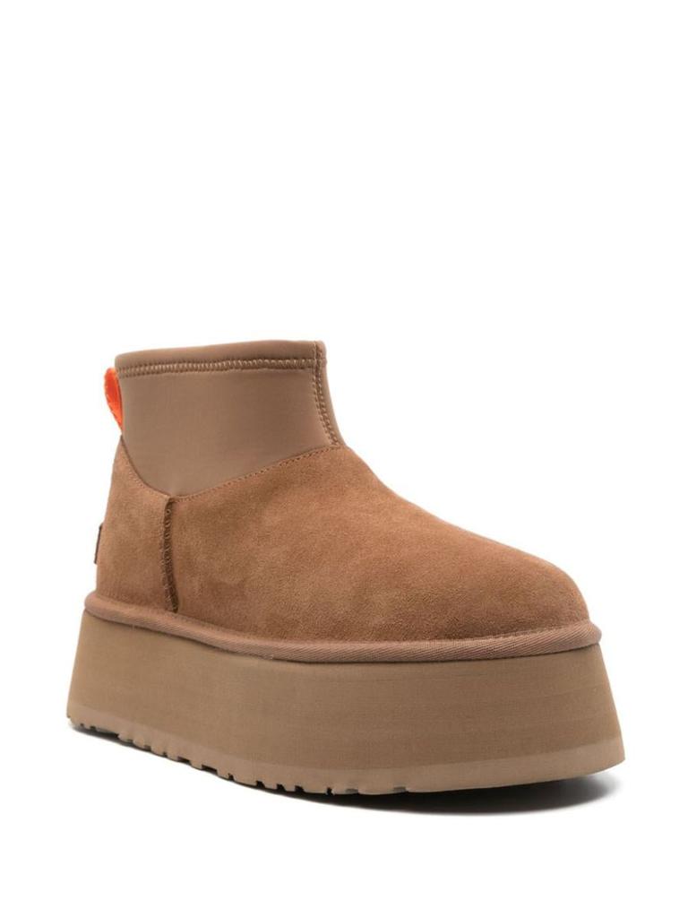 UGG UGG "Classic Mini Dipper" Platform Ankle Boots