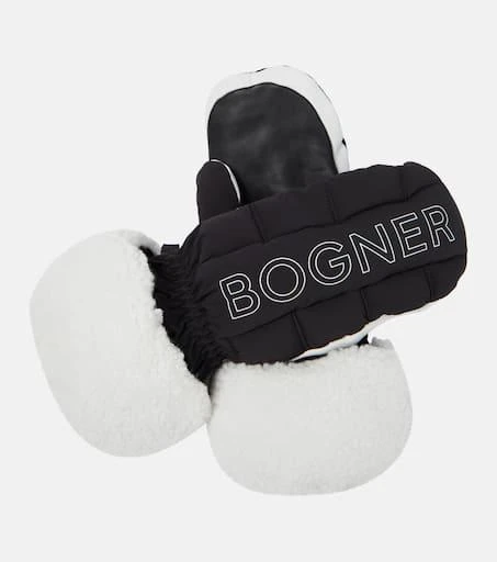 Bogner Sabina shearling ski mittens 1