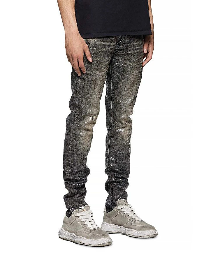 Purple Brand Tiled Overlay Skinny Jeans 3