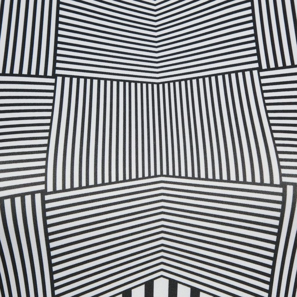 Clover Canyon Clover Canyon Black/White Stripe Print Jersey Bodycon Dress XS 3