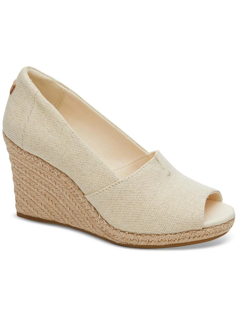 TOMS Michelle Womens Canvas Slip On Espadrilles 9