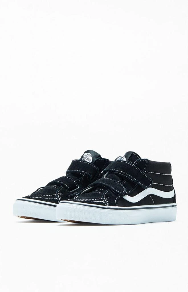 Vans Kids Velcro Sk8 Old Skool Mid Shoes - Boy's Shoes - BeyondStyle