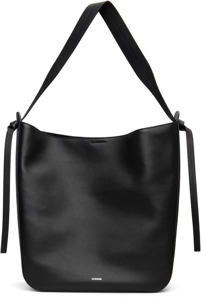 Jil Sander Black Knot Shopper Tote 1