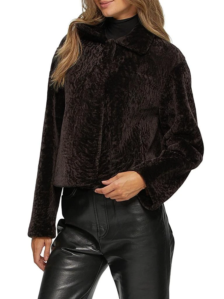 Gorski Textured Shearling Lamb Jacket 3