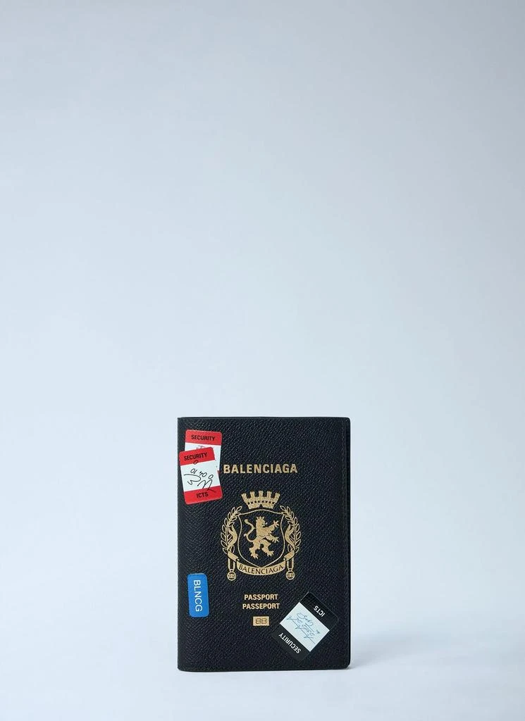 Balenciaga Grain Leather Passport Holder 1