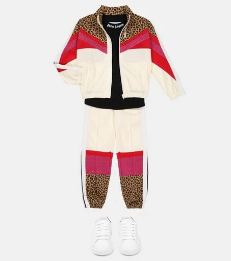 Palm Angels Glitter-embellished track pants 2