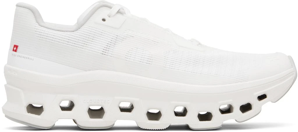 On White Cloudmonster Void Sneakers 1