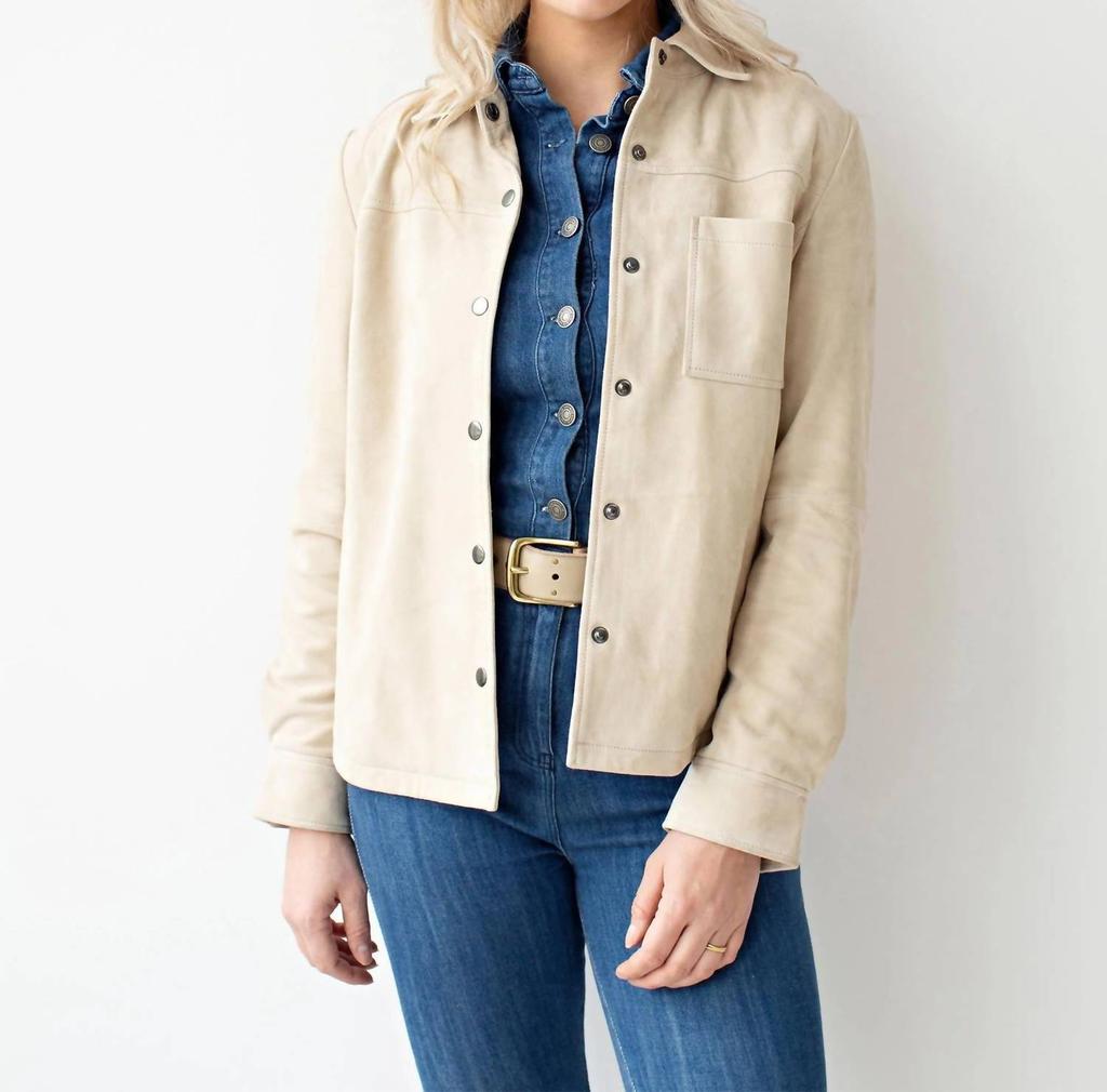 Amsterdam Heritage Amsterdam Heritage - Dakota Suede Shirt Jacket