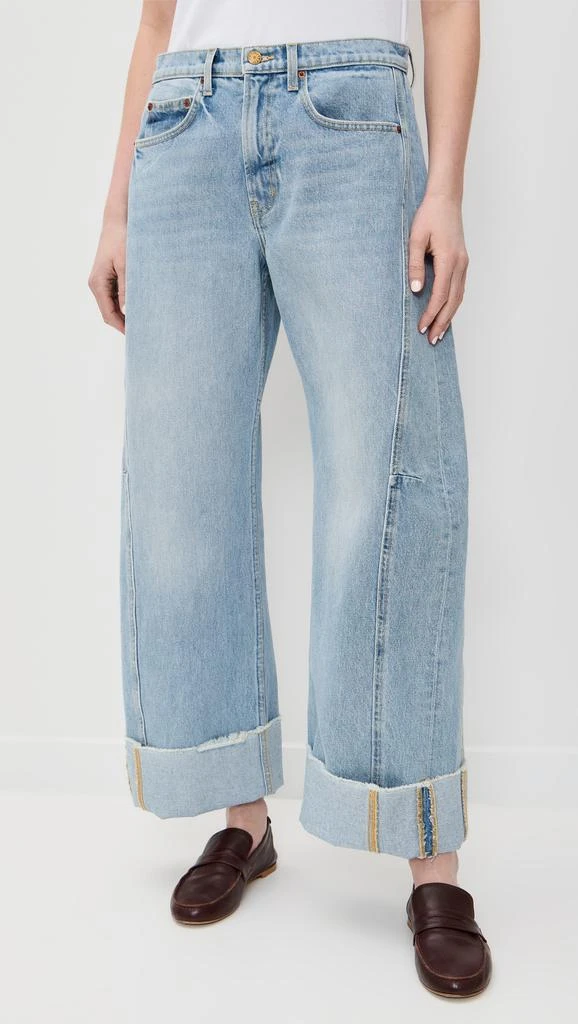 B Sides Relaxed Cuffed Lasso Jeans 6