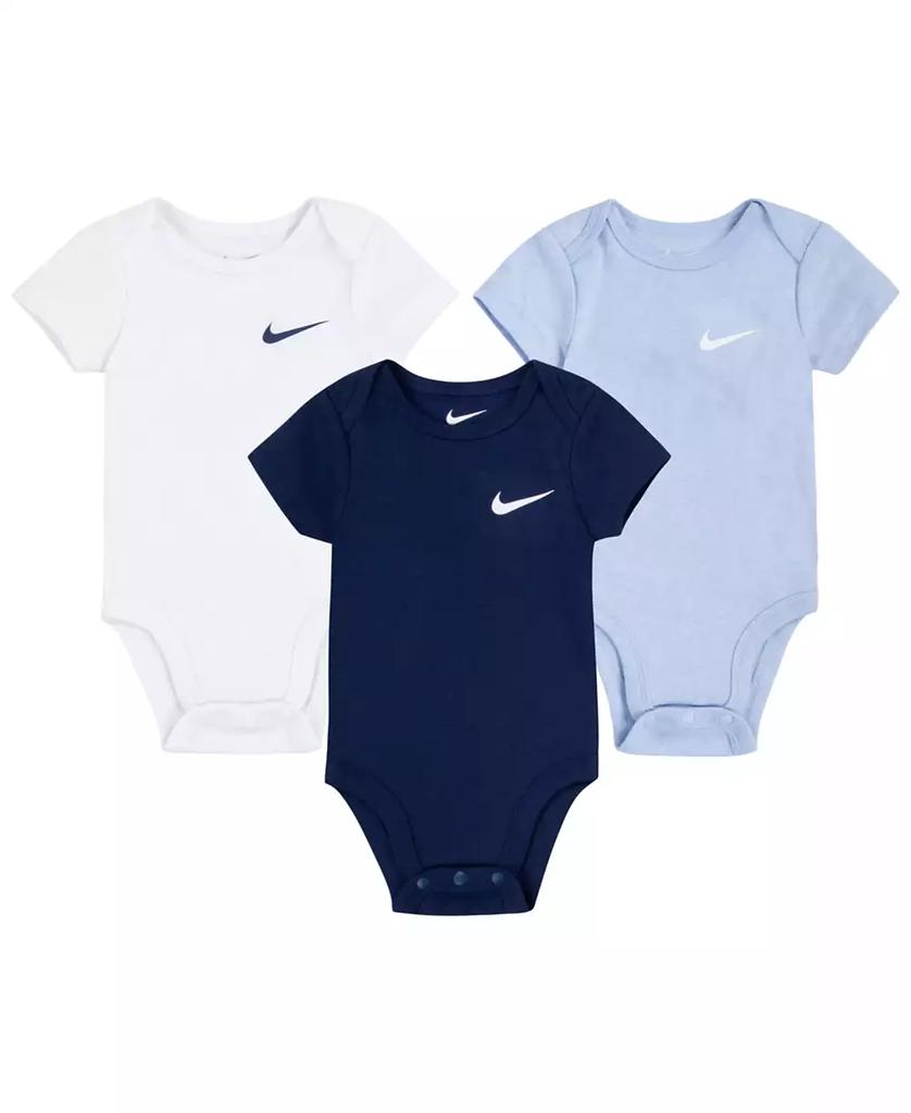 NIKE Baby Boys or Baby Girls Mini Me Essential Bodysuits, Pack of 3