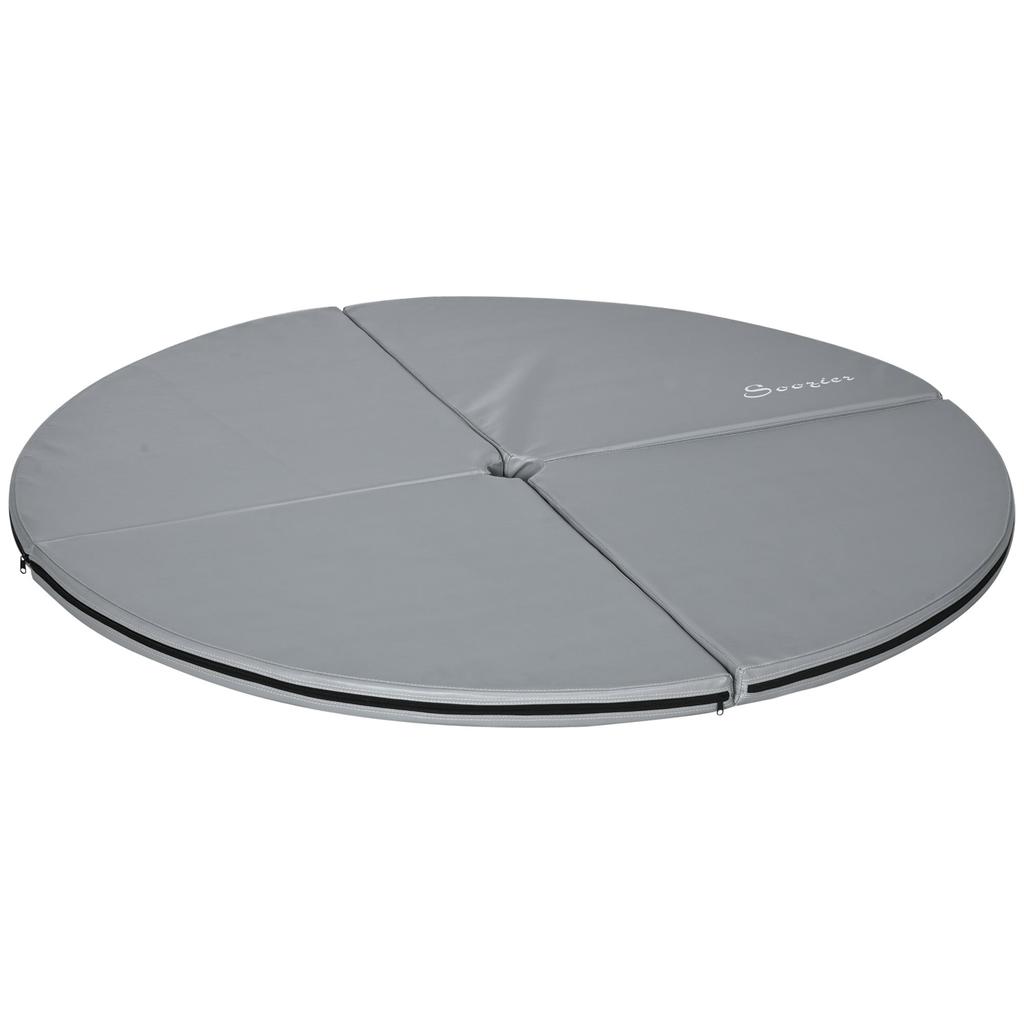 Streamdale Furniture Streamdale Folding Pole Dance Mat, 5'W x 2"T, Lightweight