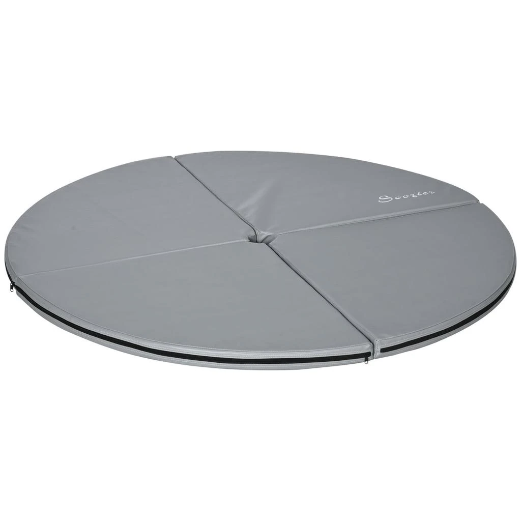 Streamdale Furniture Streamdale Folding Pole Dance Mat, 5'W x 2"T, Lightweight 1