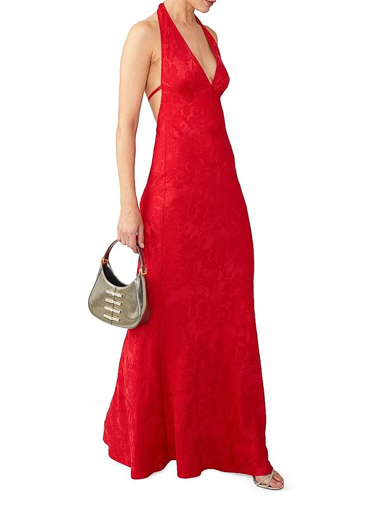 SAU LEE Velma Floral Jacquard Dress 3